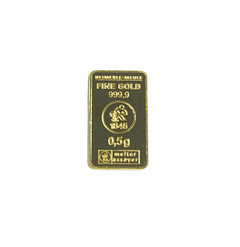 Goldbarren 0,5 Gramm
