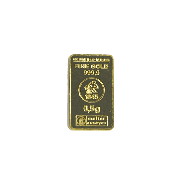 Goldbarren 0,5 Gramm