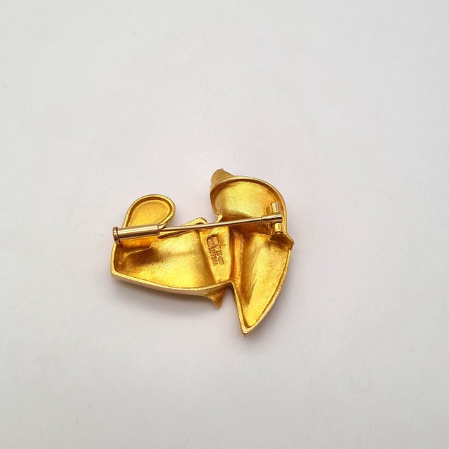 Lapponia Brosche 'Lotus' mattiert