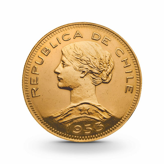 Chile 100 Pesos Goldmünze