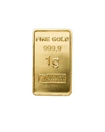 Goldbarren 1g