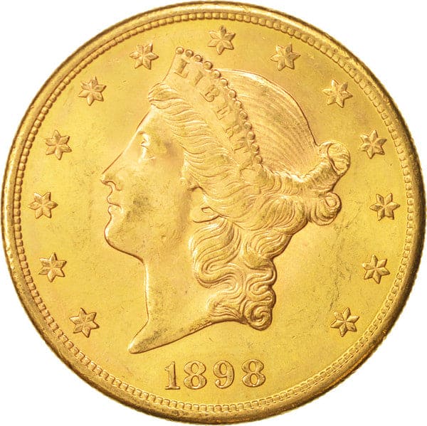 20$ Goldmünze Double Eagle Liberty Head