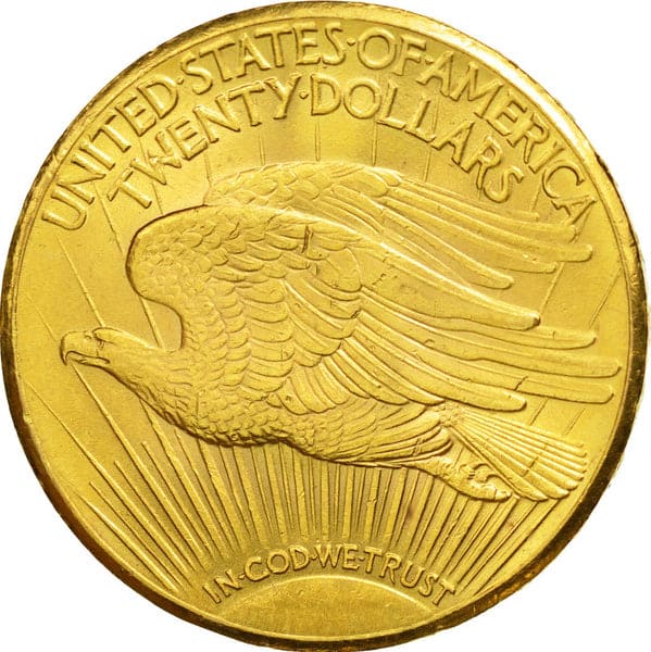 20$ Goldmünze Double Eagle St. Gaudens