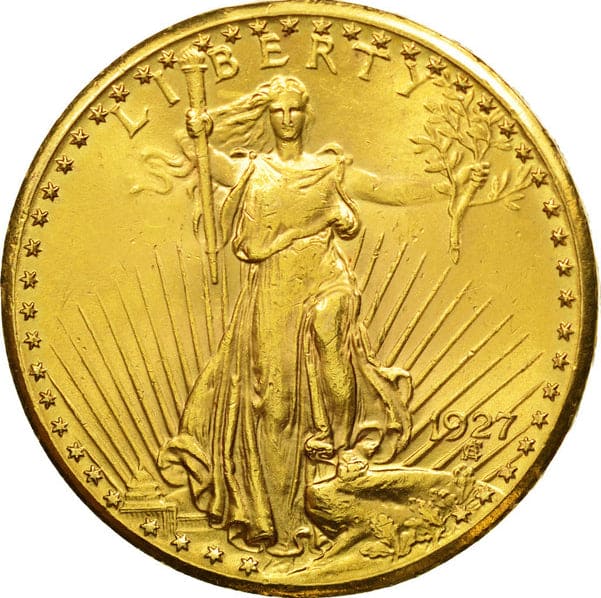20$ Goldmünze Double Eagle St. Gaudens