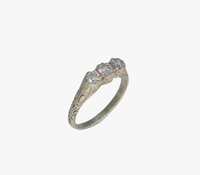 Verzierter vintage Goldring