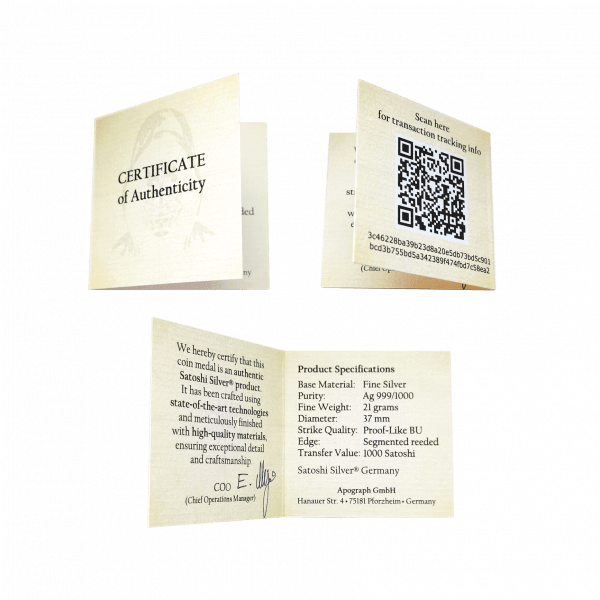Satoshi Silver Christmas 2025
