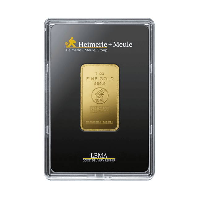Goldbarren 1oz Heimerle + Meule