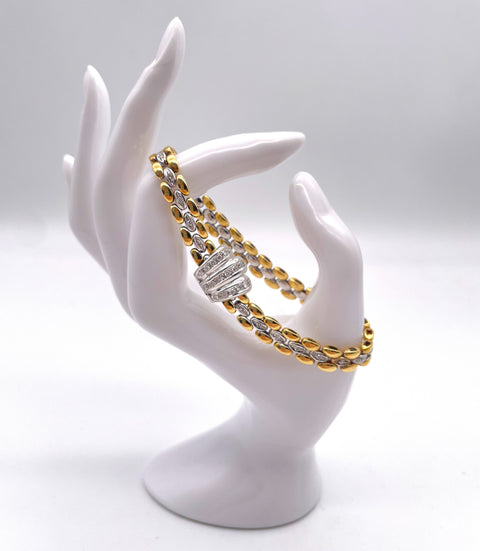 Diamond Bicolor Armband