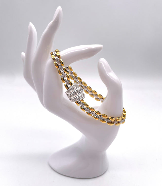 Diamond Bicolor Armband