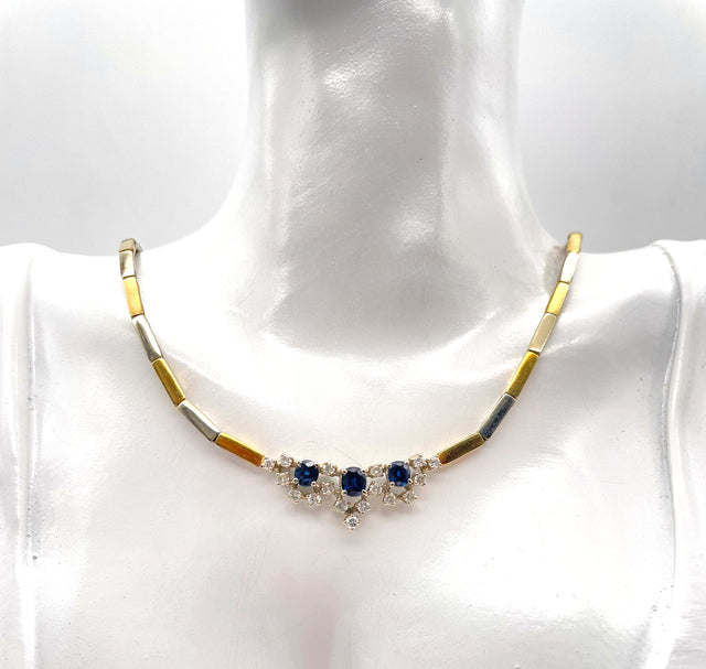 Collier Saphir & Brilliant