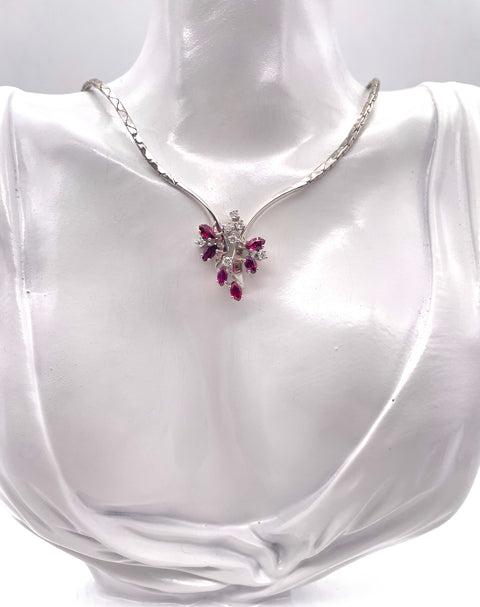 Collier Rubin & Brillianten