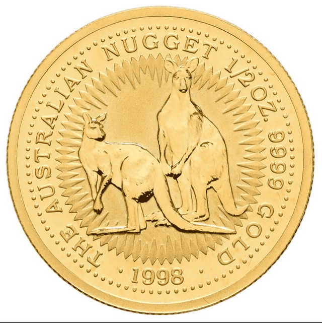 Australien Kangaroo 1/2oz Goldmünze