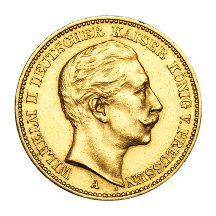 Wilhelm II - 20 Mark Goldmünze