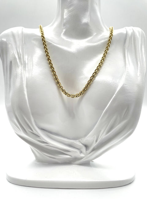 Zopfkette gold