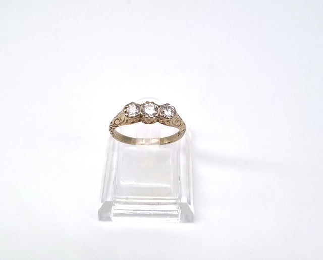 Verzierter vintage Goldring