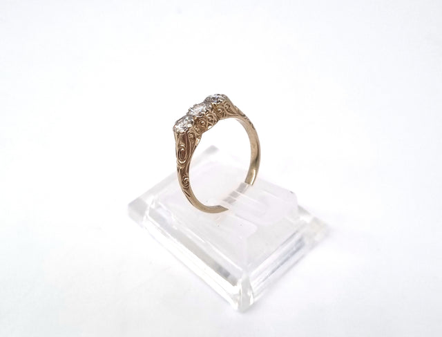 Verzierter vintage Goldring