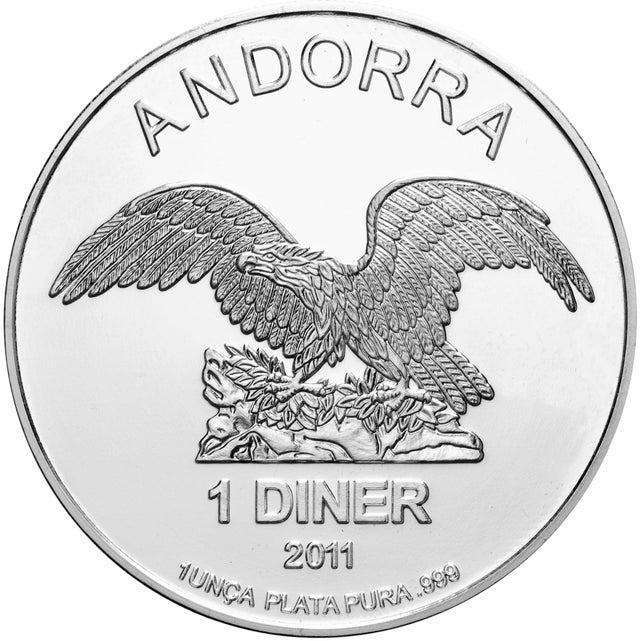 Silbermünze Andorra Eagle 1oz