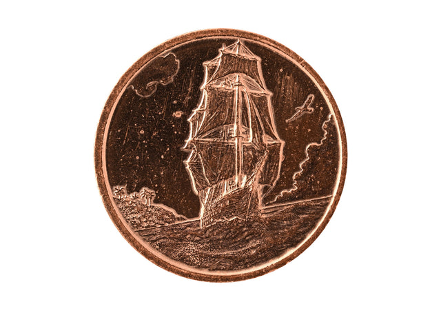 Ascension Island 1/4oz Kupfermünze 2026 – Segelschiff