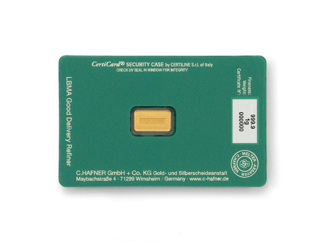 Goldbarren Geschenkbarren