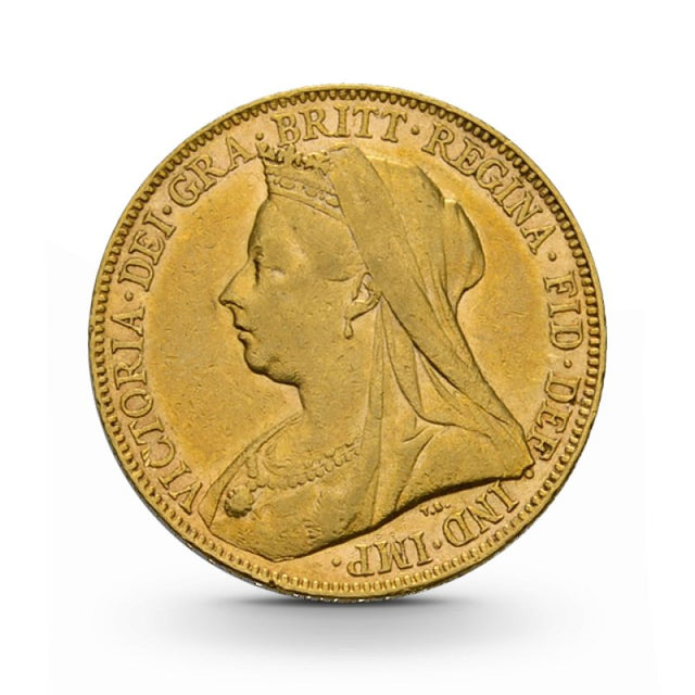 1 Pfund Sovereign Victoria (Schleier)