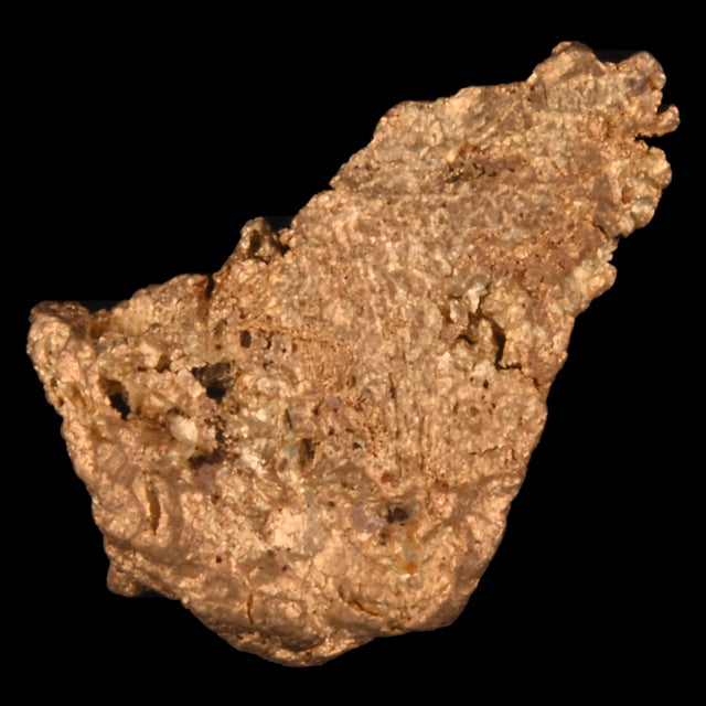 Goldnugget Nr. 26-0057 in der Nahaufnahme: Oberfläche und Struktur