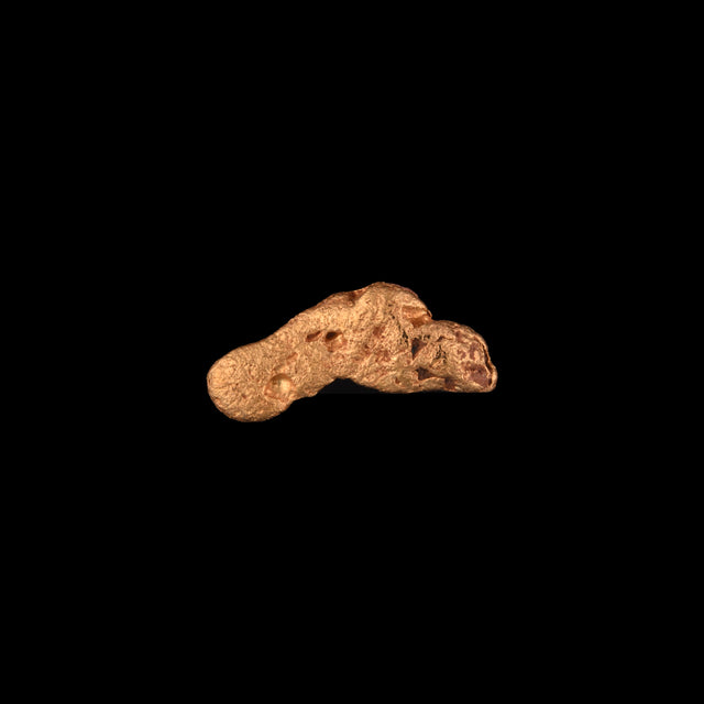 Goldnugget aus Australien, 0,64 g, Unikat Nr. 26-0027
