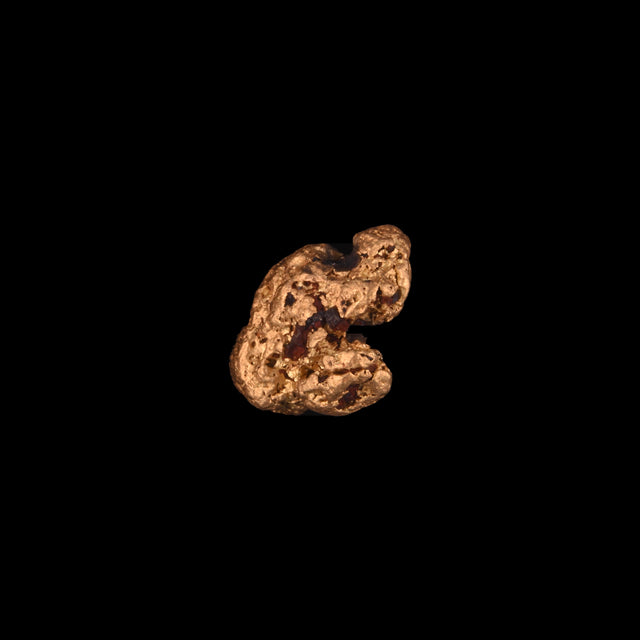 Goldnugget aus Australien, 0,83 g, Unikat Nr. 26-0092