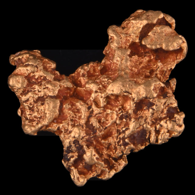Goldnugget Nr. 26-0113 in der Nahaufnahme: Oberfläche und Struktur