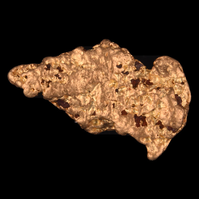 Goldnugget Nr. 26-0111 in der Nahaufnahme: Oberfläche und Struktur