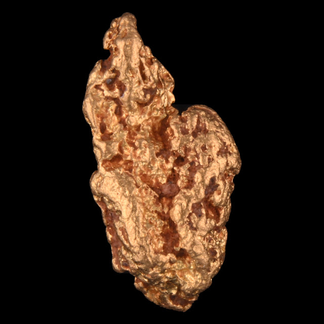 Goldnugget Nr. 26-0105 in der Nahaufnahme: Oberfläche und Struktur