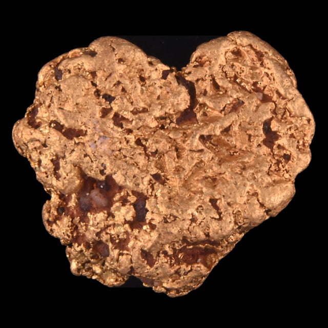 Goldnugget Nr. 26-0001 in der Nahaufnahme: Oberfläche und Struktur