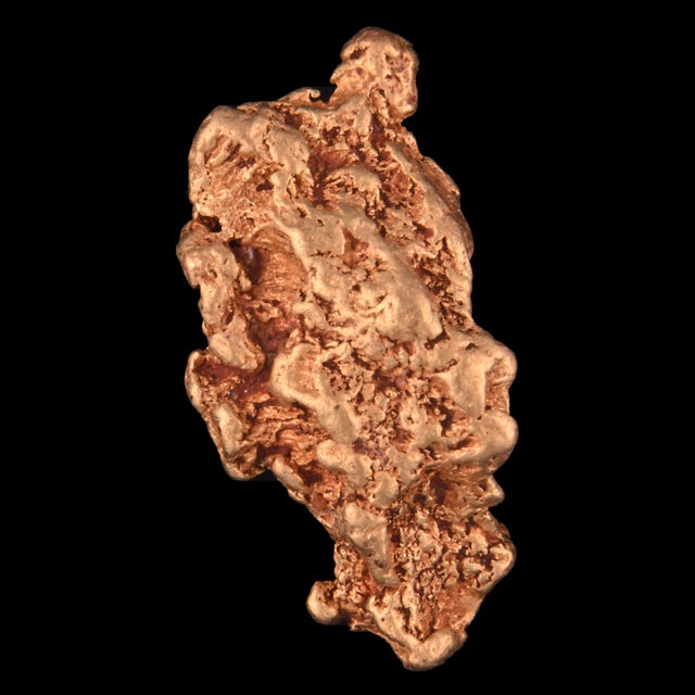 Goldnugget Nr. 26-0006 in der Nahaufnahme: Oberfläche und Struktur