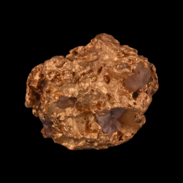 Goldnugget aus Leonora, Westaustralien, 1,34 g, Unikat Nr. 26-0162, freigestellt vor schwarzem Grund