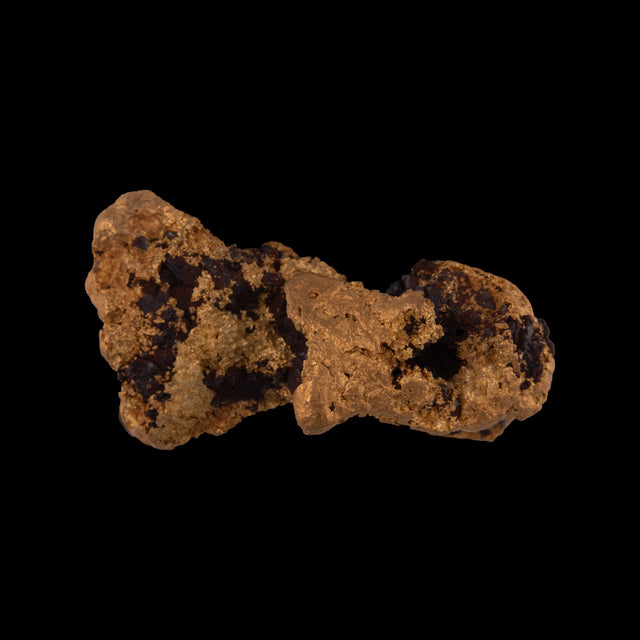Goldnugget aus Leonora, Westaustralien, 15,90 g, Unikat Nr. 26-0234, freigestellt vor schwarzem Grund