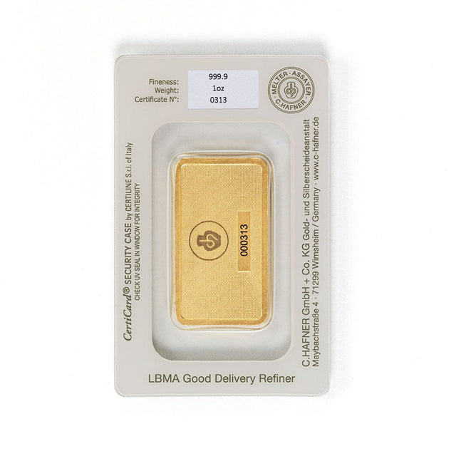 Goldbarren 1 unze