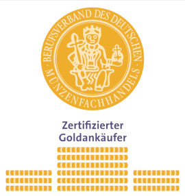 Zertifizierter Goldankäufer – Siegel des Berufsverbands des Deutschen Münzenfachhandels