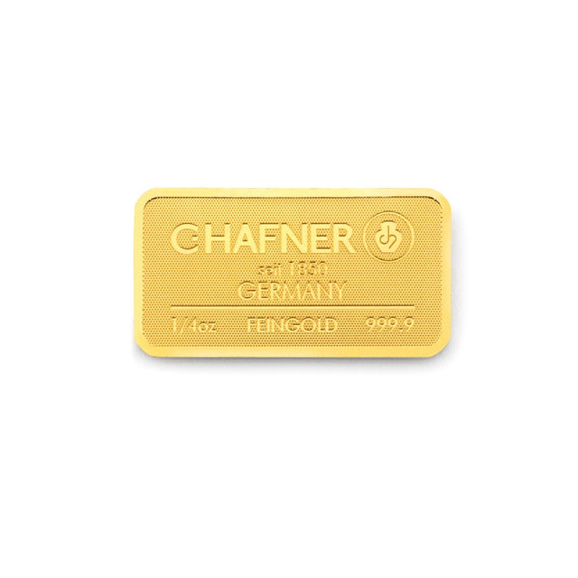 Goldbarren 1/4oz C.HAFNER