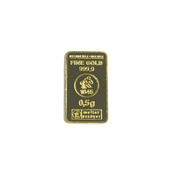 Goldbarren 0,5 Gramm 