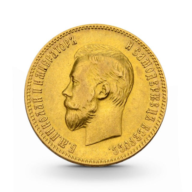 Nikolaus II - Russland 10 Rubel Goldmünze