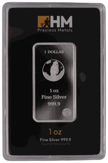 Silberbarren 1oz Feinsilber 999 (LBMA Good Delivery)
