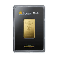 Goldbarren 1oz Heimerle + Meule
