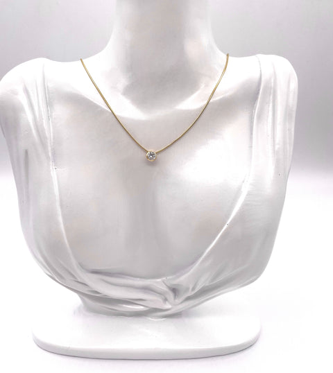 Goldkette mit 0,40ct Brilliant