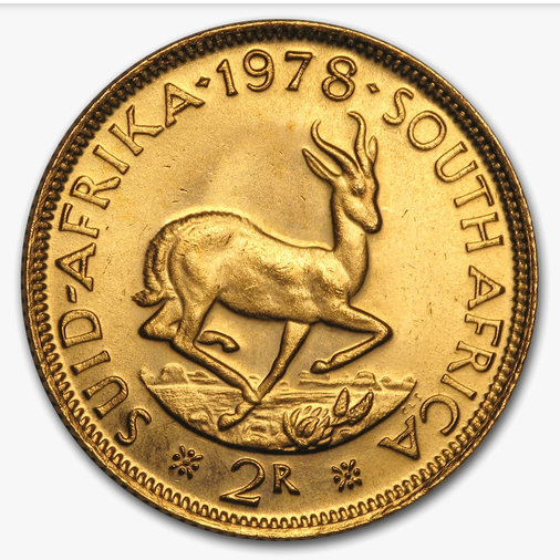 2 Rand Goldmünze (Südafrika)