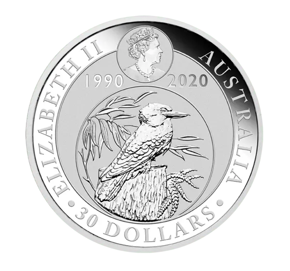 Silbermünze 1000g "Kookaburra 2020"