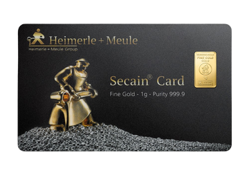1g Heimerle + Meule Goldbarren Discover Card