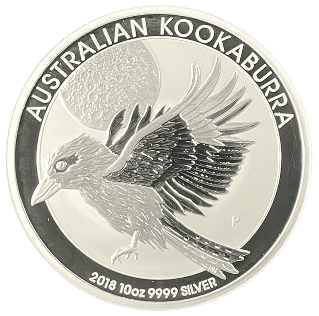 10oz Silbermünze Kookaburra 2018