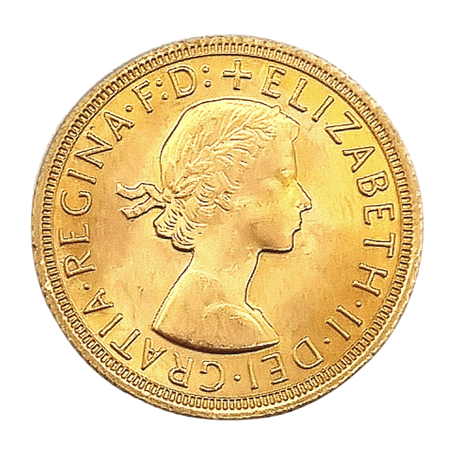 1 Pfund Sovereign Elisabeth II.