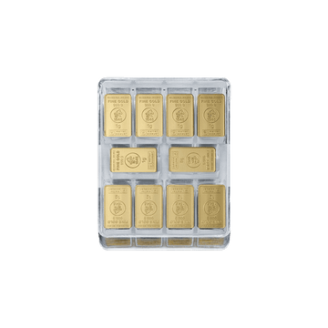 Goldbarren 250x1g