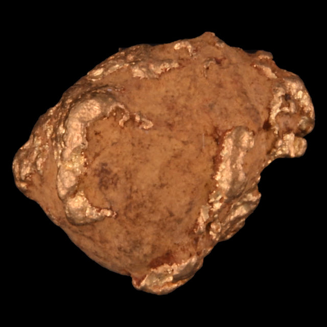 Goldnugget Nr. 26-0083 in der Nahaufnahme: Oberfläche und Struktur
