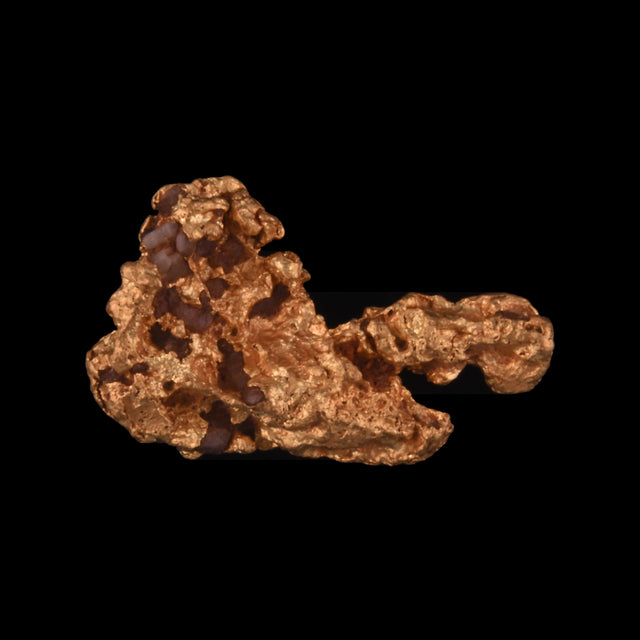 Goldnugget aus Leonora, Westaustralien, 0,51 g, Unikat Nr. 26-0192, freigestellt vor schwarzem Grund